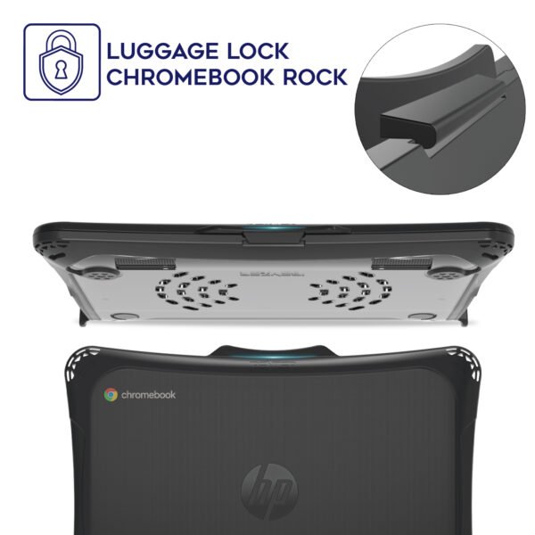 Hexpact 360 Case for HP Fortis Flip G1m 11 Chromebook - Black - Image 3