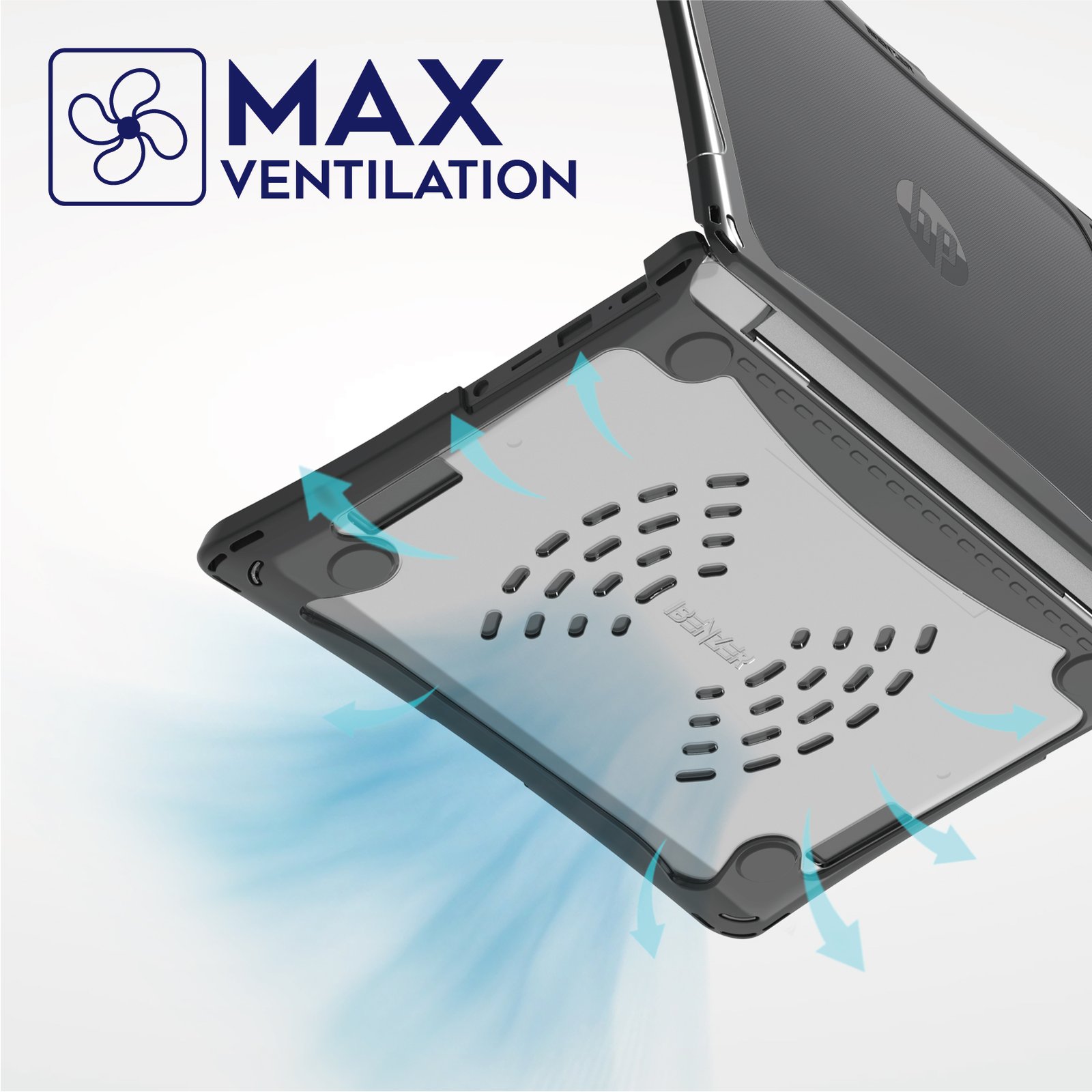 Hexpact SecureLock Case for HP Fortis G1i 11 Chromebook - Black - Image 6