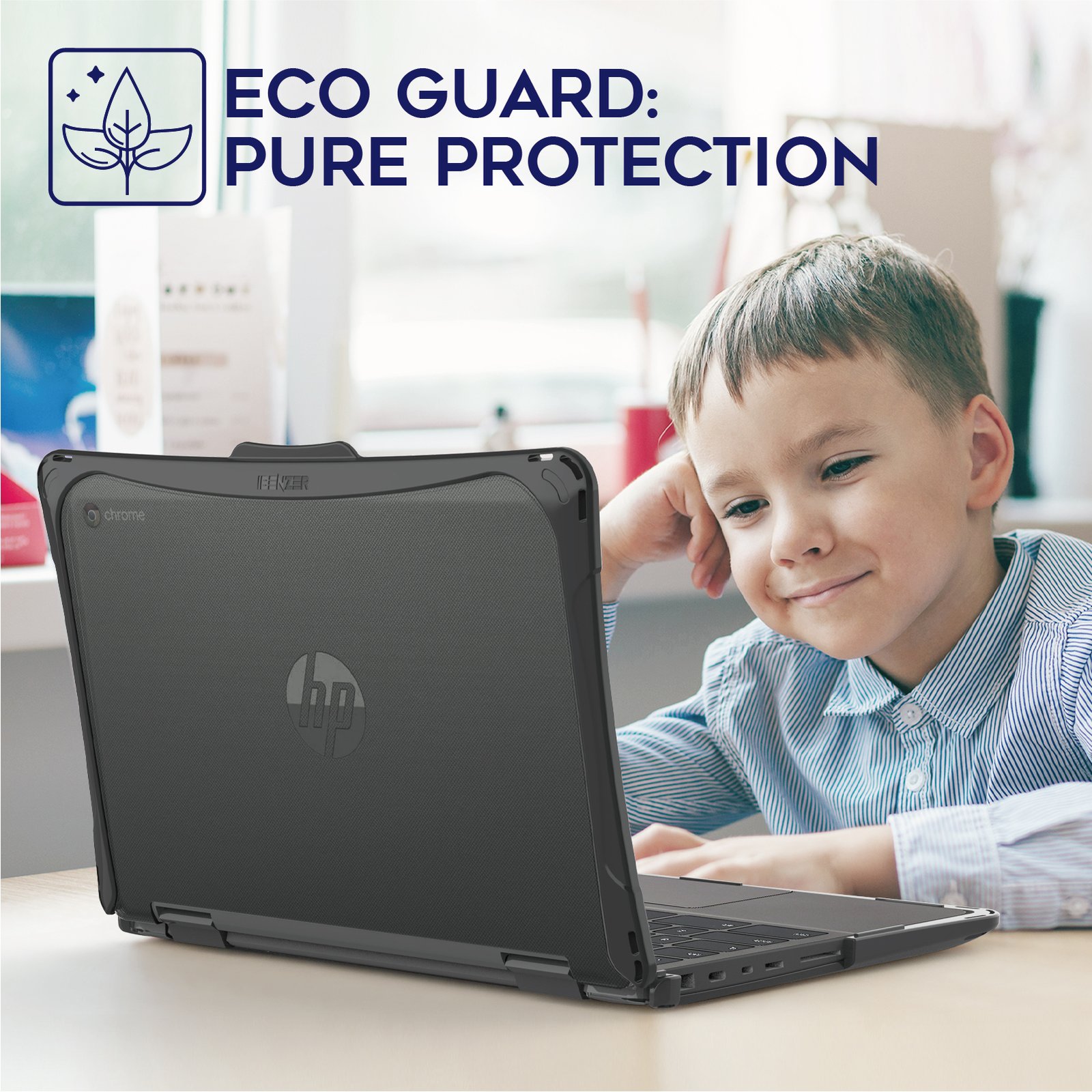 Hexpact SecureLock Case for HP Fortis G1i 11 Chromebook - Black - Image 9