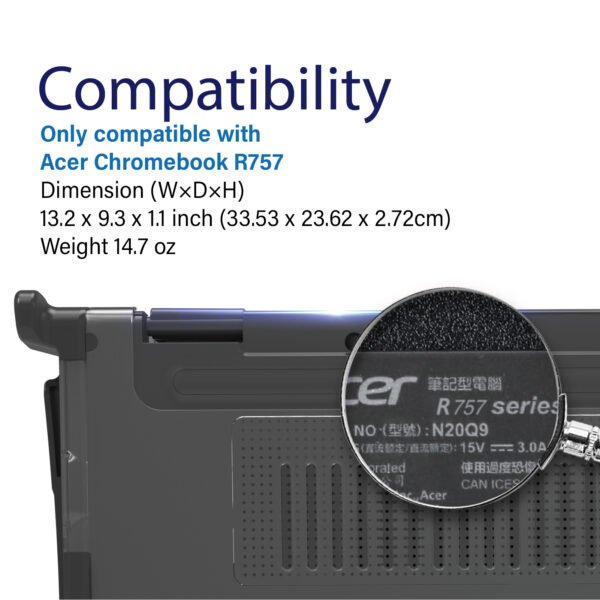 Hexpact SecureLock Case for Acer Chromebook 11'' Spin 511 R757 - Image 2
