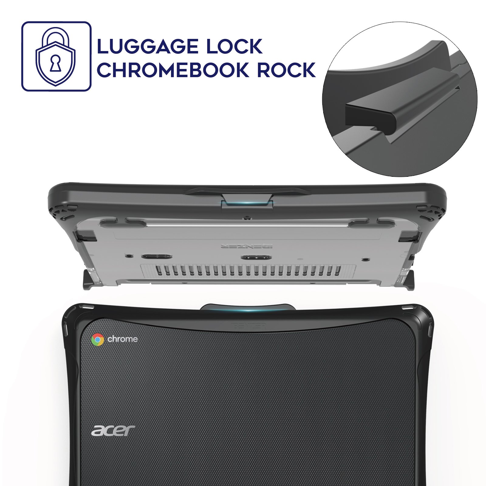 Hexpact SecureLock Case for Acer Chromebook 11'' Spin 511 R757 - Image 3