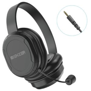 HS01B Noise Cancelling Rugged Headset with a Boom Mic and 3.5mm Jack